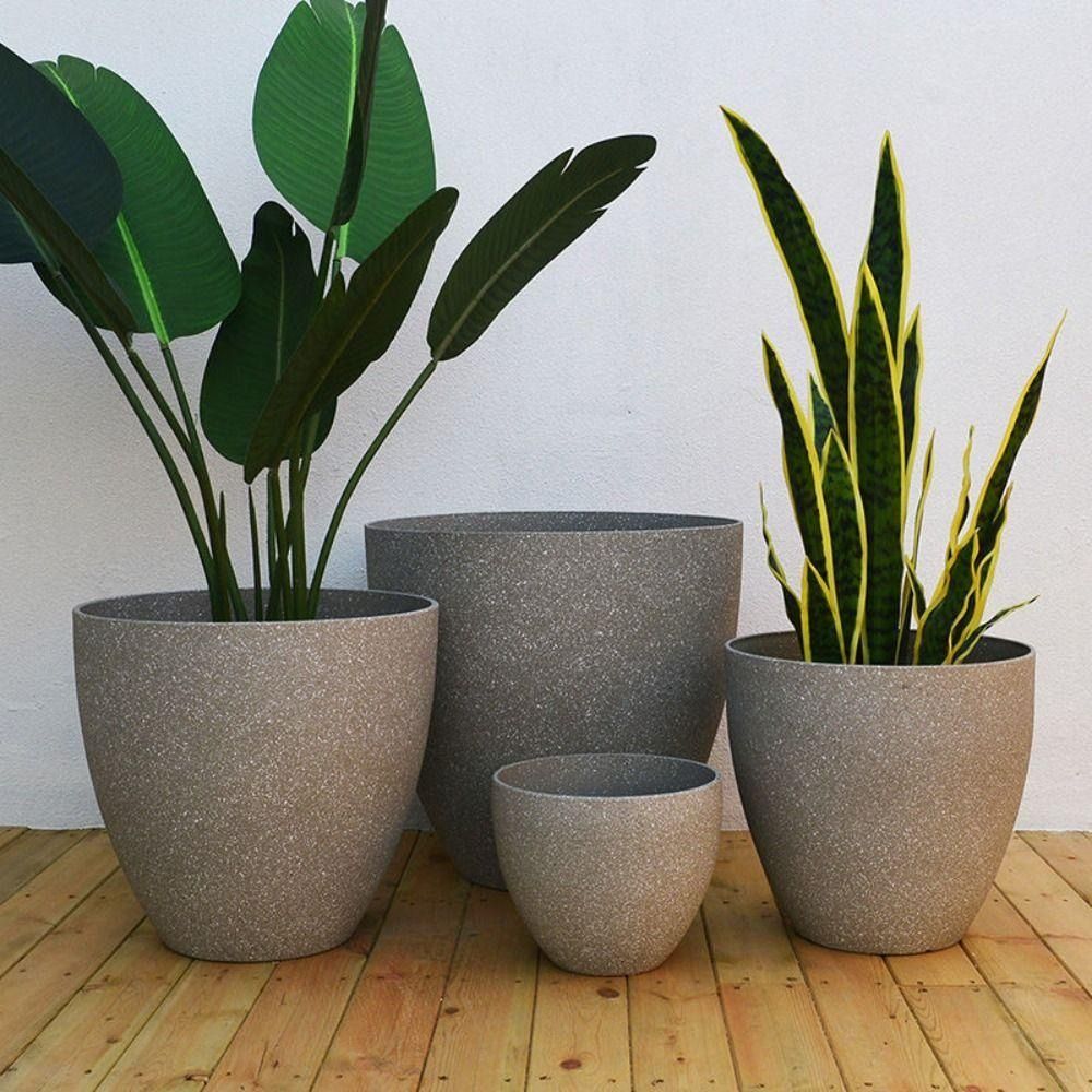 Snake Plant Ceramic - Matowy imitacja kamienia doniczka Bonsai balkon