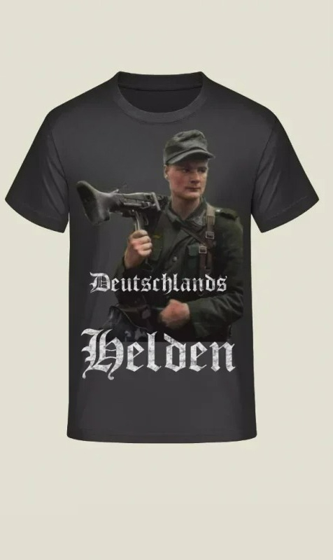 Plant Parent T Shirt - Koszulka Wehrmacht Soldier Machine Gunner 100%