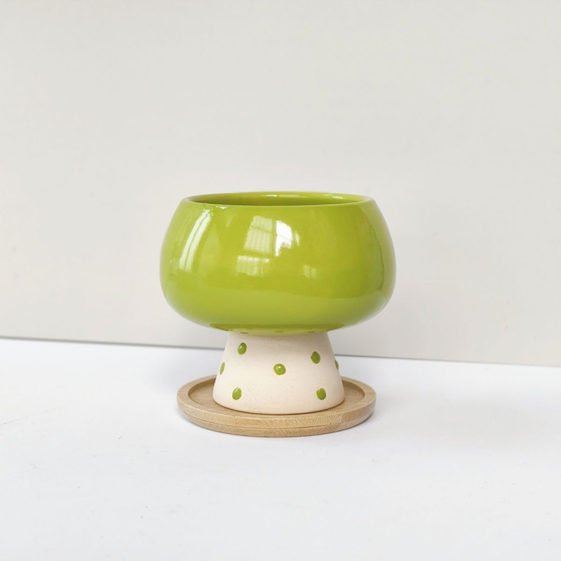 Snake Plant Ceramic - Stylowa, minimalistyczna ceramiczna doniczka na kwiaty,