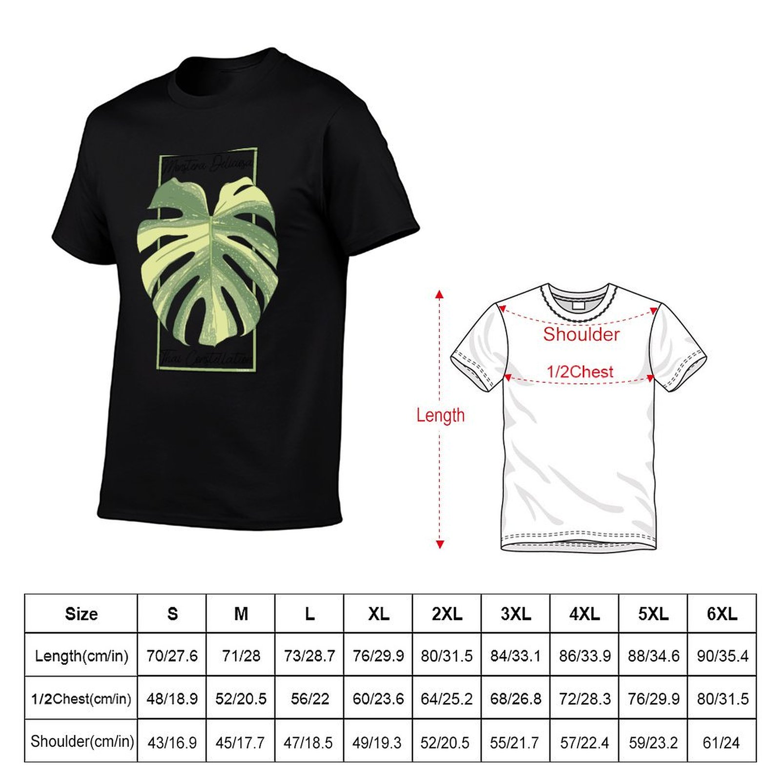 Koszulka z motywem Monstera Th – Monstera Thai Constellation recenzja i cena