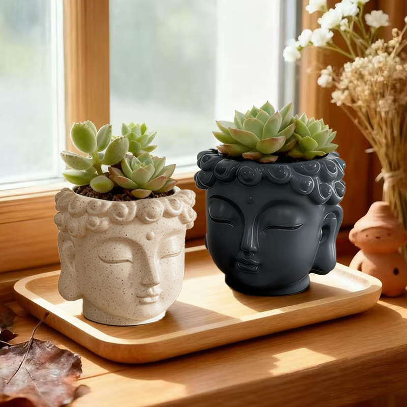 Statua Buddy Zen, doniczka z ż – Snake Plant Ceramic recenzja i cena