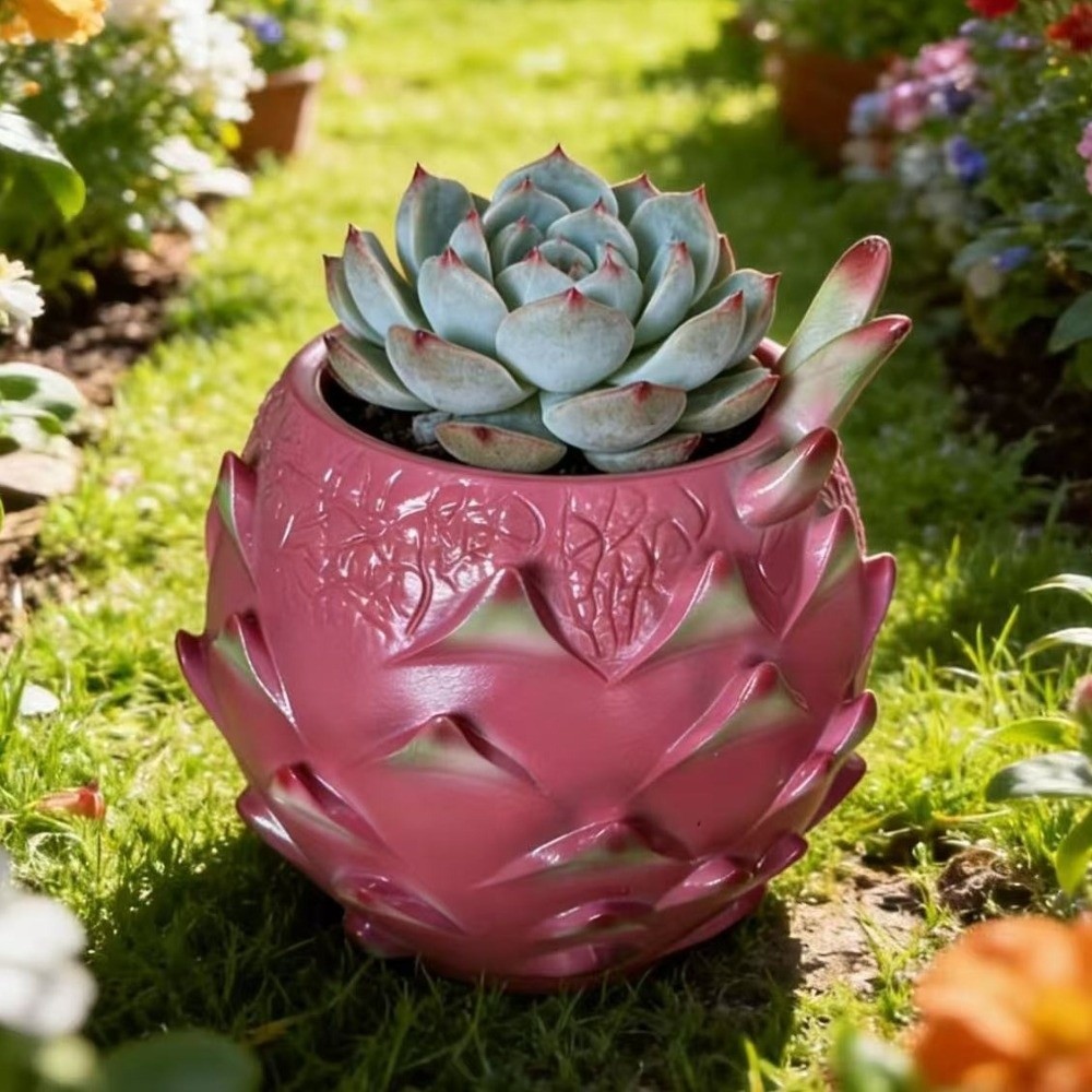 Kreatywna doniczka z żywicy w  – Snake Plant Ceramic recenzja i cena