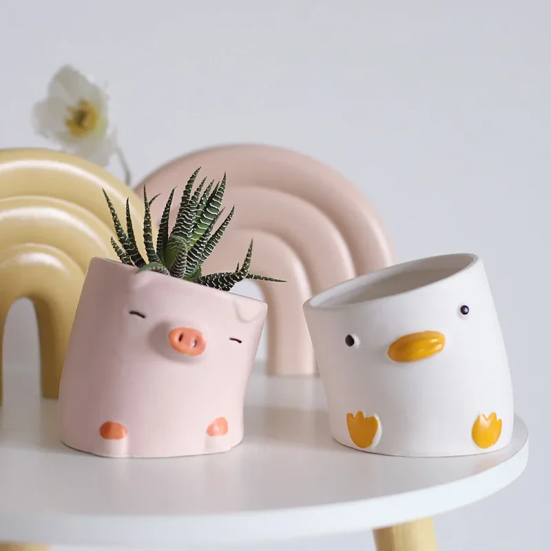Zwierzęta kreskówkowe sukulent – Snake Plant Ceramic recenzja i cena
