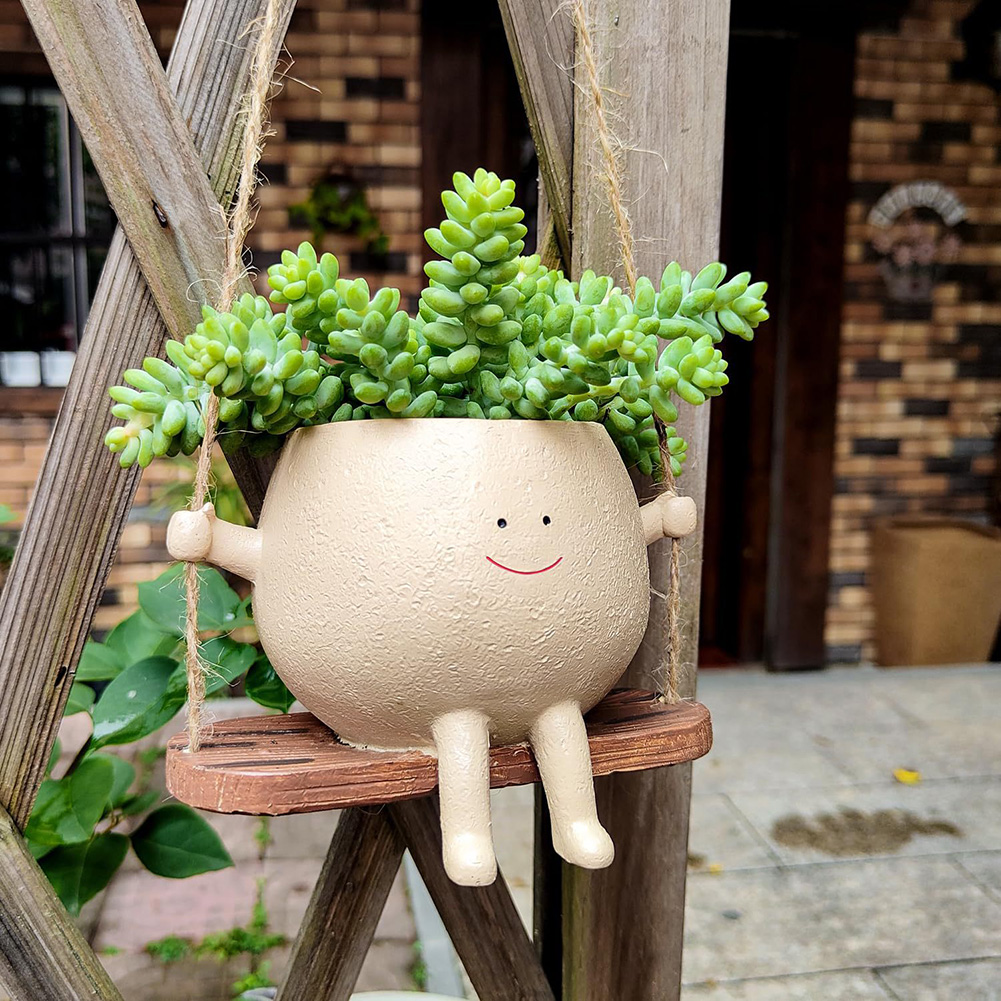 Pojemnik na kwiaty z żywicy w  – Snake Plant Ceramic recenzja i cena