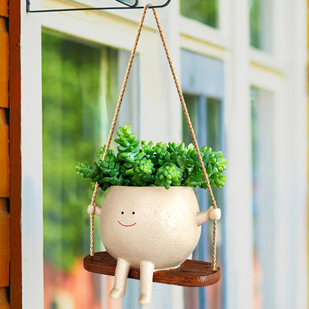 Pojemnik na kwiaty z żywicy w  – Snake Plant Ceramic recenzja i cena