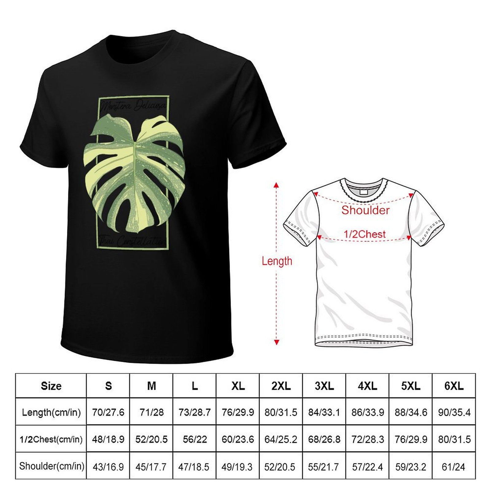 Koszulka z krótkim rękawem Mon – Monstera Thai Constellation recenzja i cena