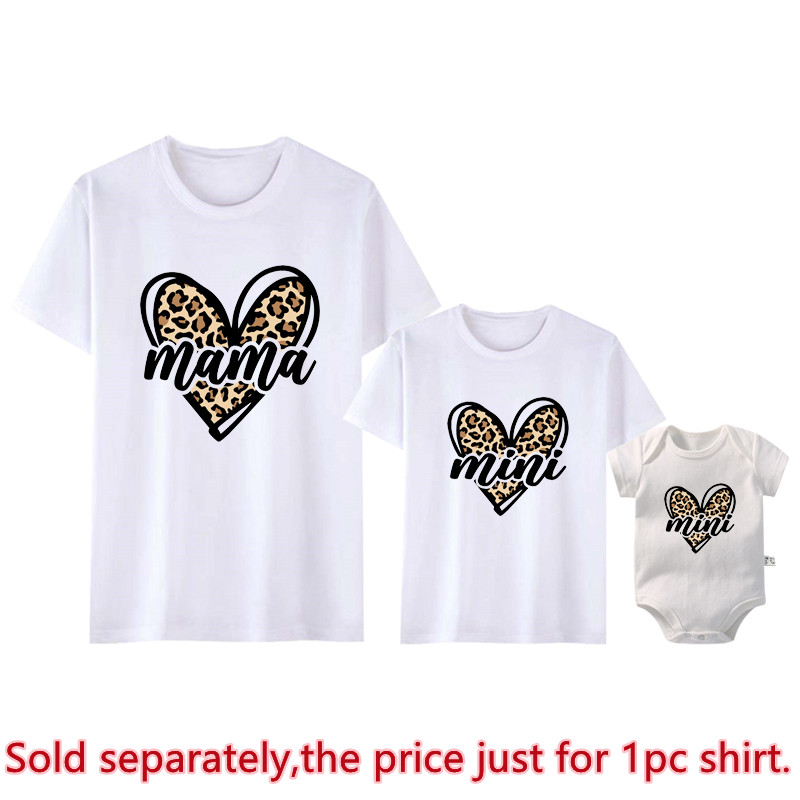 Mama Mimi Leopard Heart Print  – Plant Parent T Shirt recenzja i cena