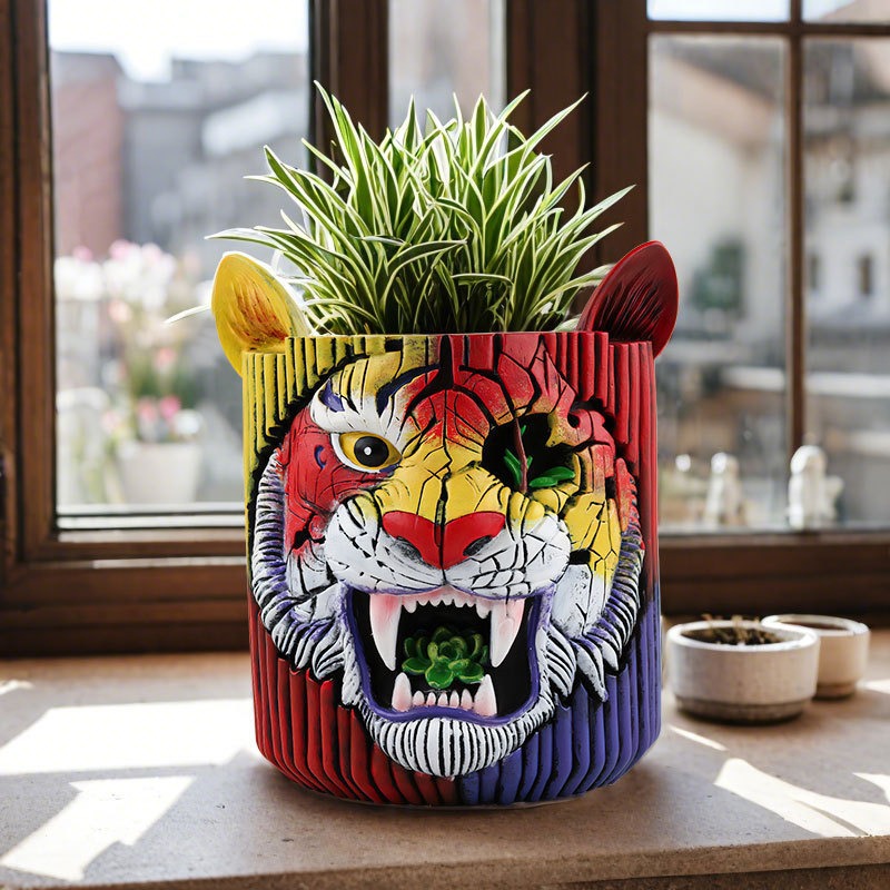 Kreatywna doniczka z żywicy -  – Snake Plant Ceramic recenzja i cena