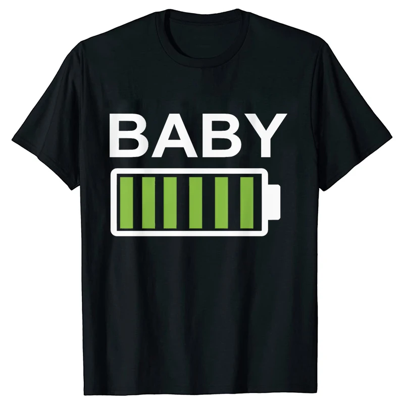 Battery Print T-Shirt Daddy Mo – Plant Parent T Shirt recenzja i cena