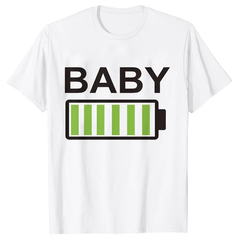 Battery Print T-Shirt Daddy Mo – Plant Parent T Shirt recenzja i cena